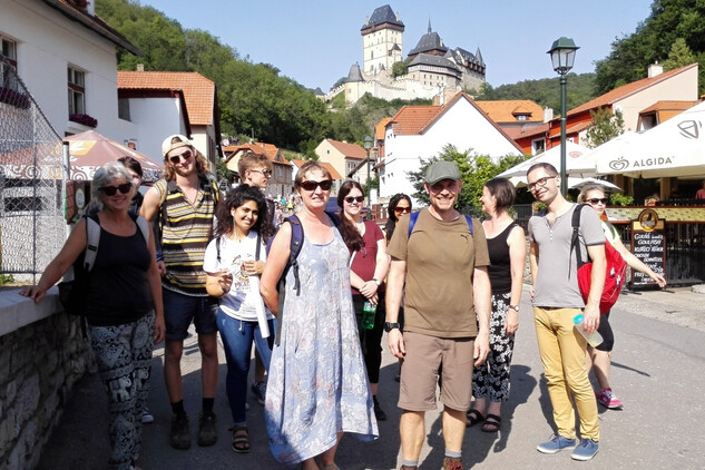 Hlavním cílem sobotního výletu byl hrad Karlštejn