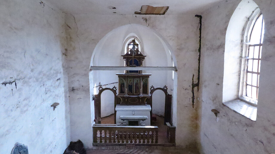 Kostel sv. Vavřince před obnovou