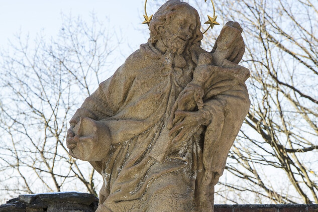 Klenová, sv. Jan Nepomucký, po restaurování