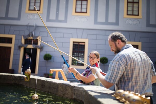 Šlechtické slavnosti a&nbsp;zábavy, výstava na zámku Český Krumlov 