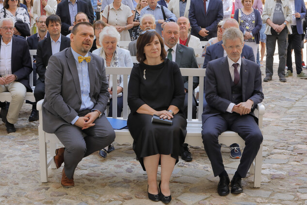 Ze slavnostního zakončení projektu Státní zámek Telč – Růže Vysočiny, 27. 7. 2023