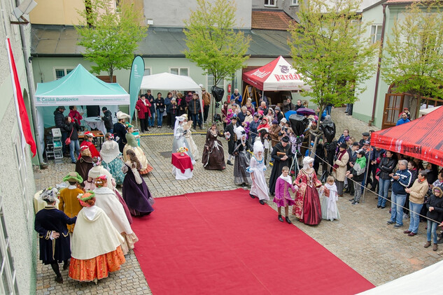 Barokní den U Ferusů, 22. 4. 2017, setkání Marie Terezie se saským kurfiřtem, foto J. Sajtlová