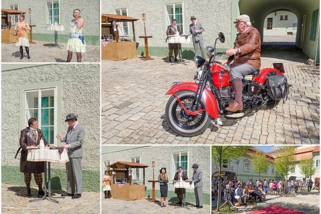 Na otevření obchodu s motocykly dorazil i sám pan Davidson