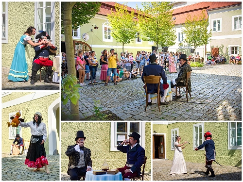 EHD 2020 - div. scénka volně inspirovaná událostmi roku 1805, kdy Č. Budějovice obléhalo napoleonské vojsko | © Jarmila Sajtlová