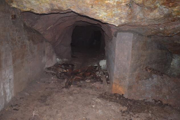 Dolní Vernéřovice, důl Bohumír, štola s průchodem do II. sloje – původní stav | © NPÚ, ÚOP v Josefově; Miloš Buroň, 2014