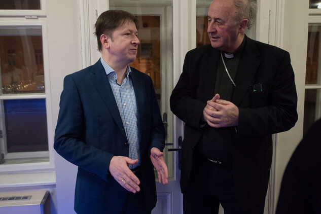 starosta města Kroměříže Jaroslav Němec a olomoucký arcibiskup Jan Graubner | © Tomáš Vrtal