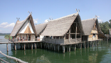 Unteruhldingen (Německo), skanzen, zdroj: NPÚ, foto P. Sokol 2006