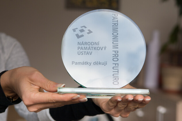 Cena NPÚ PPF 2016 pro MFF UK - ocenění Památky děkují (foto MFF UK)