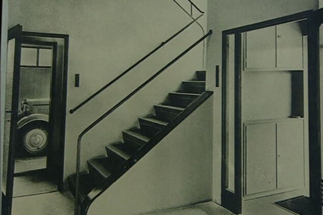 Pohled do interiéru jedné z vil, 1932 (dokument ČT Deset století architektury, 1997)