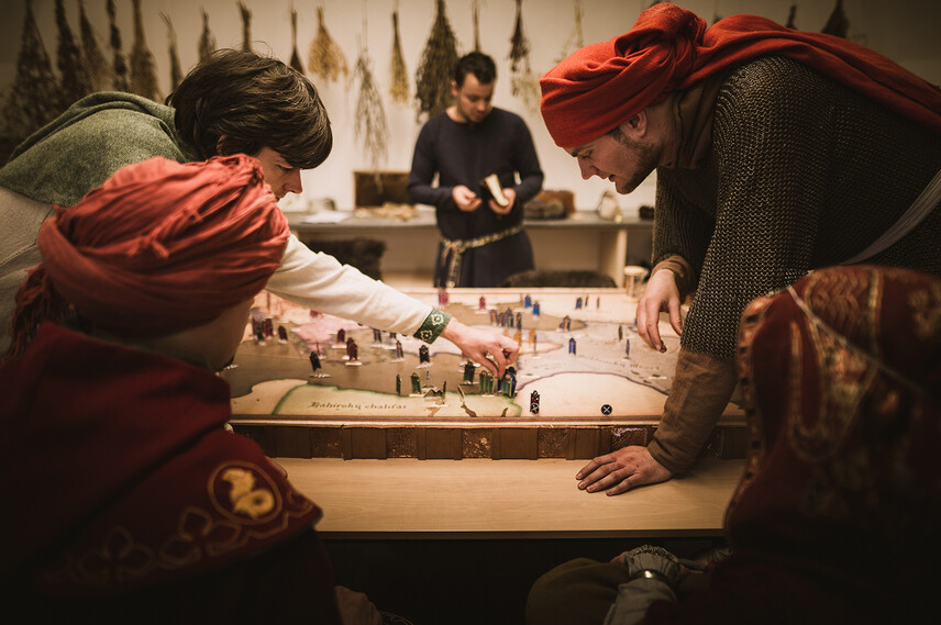 Na památkovém ústavu v Telči proběhl historický strategický LARP, foto Petr Luba