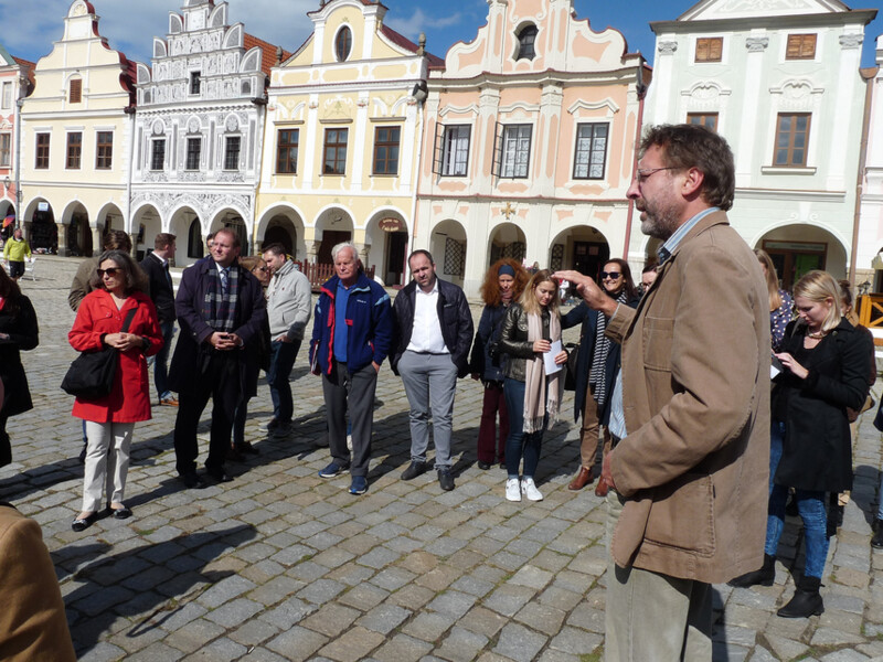 SCOLA TELCZ, prohlídka centra města Telče