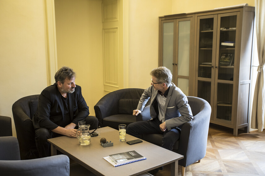 Návštěva předsedy Senátu PČR M. Vystrčila na telčském pracovišti NPÚ, foto: L. Herbricková