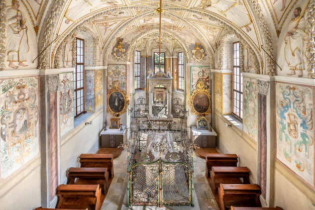 Telč, státní zámek, Kaple Všech svatých, foto: Aleš Motejl