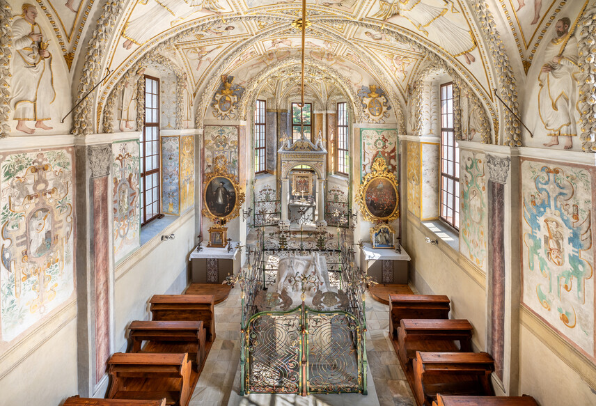 Telč, státní zámek, Kaple Všech svatých, foto: Aleš Motejl