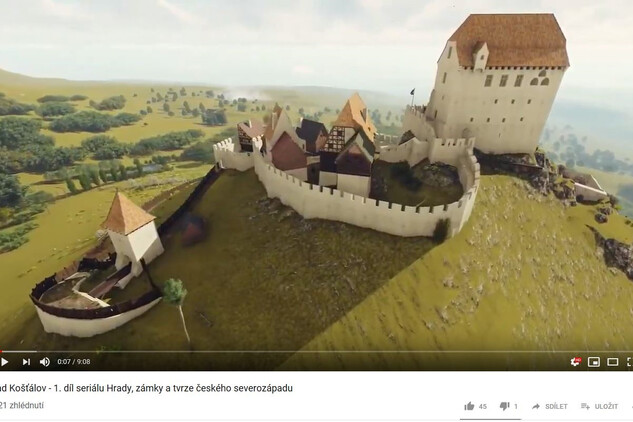 Historie v terénu - Hrad Košťálov